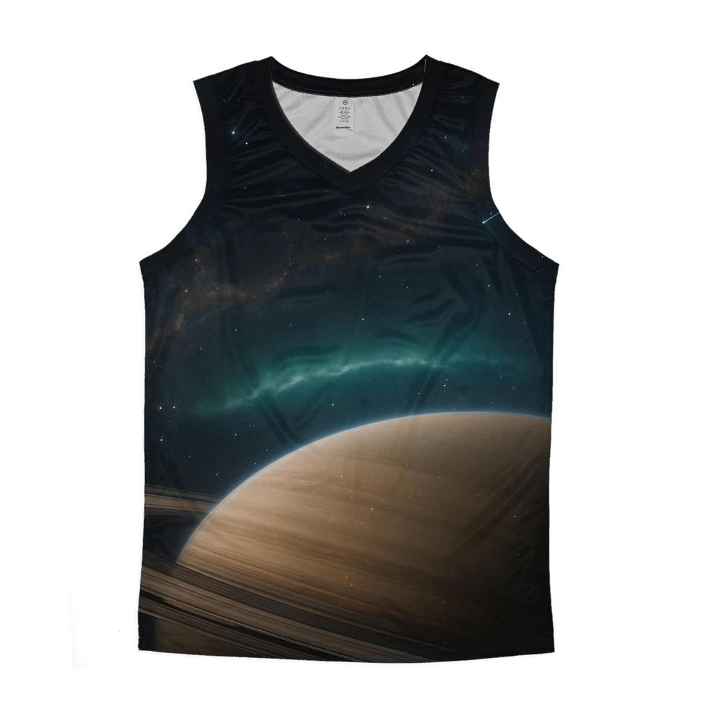 Auroral Ringplane Mosaic stylish racerback tanks