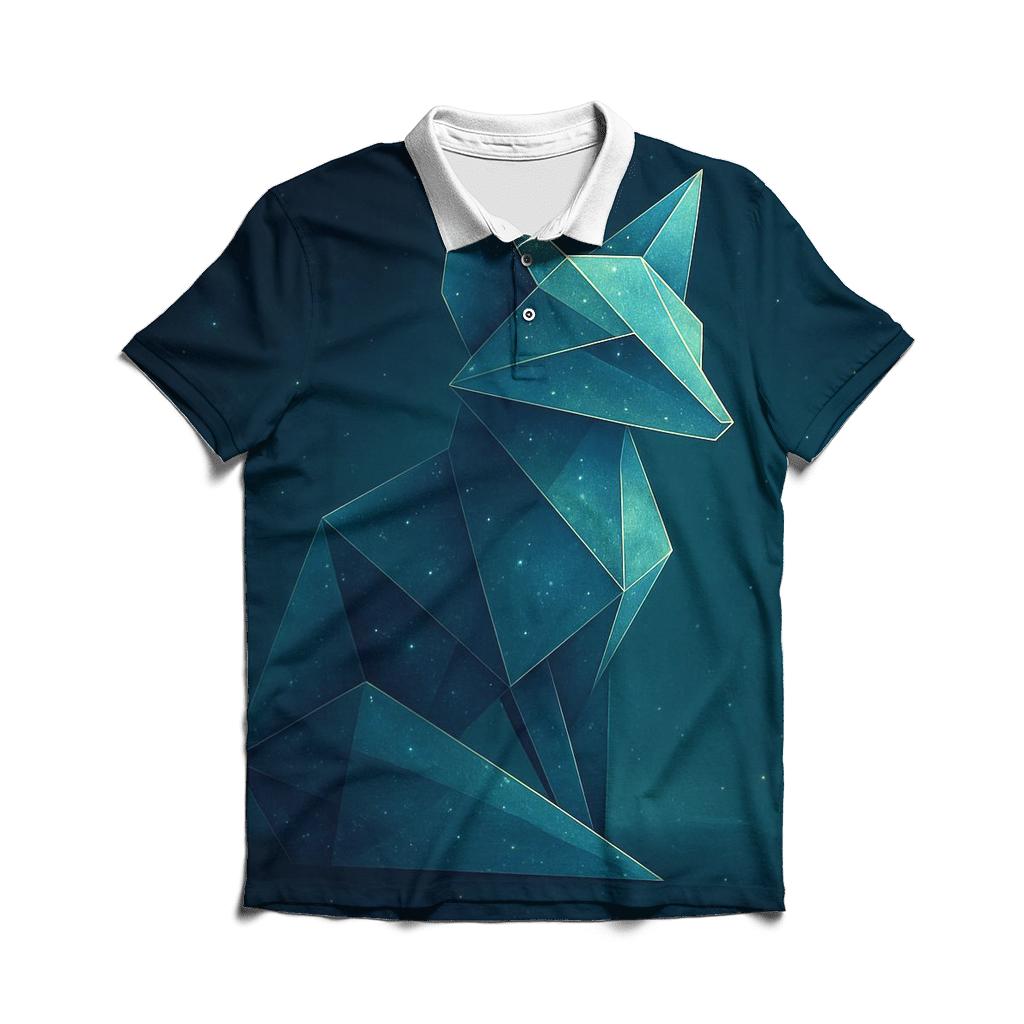 Astral Origami Fox stylish collar polo tees