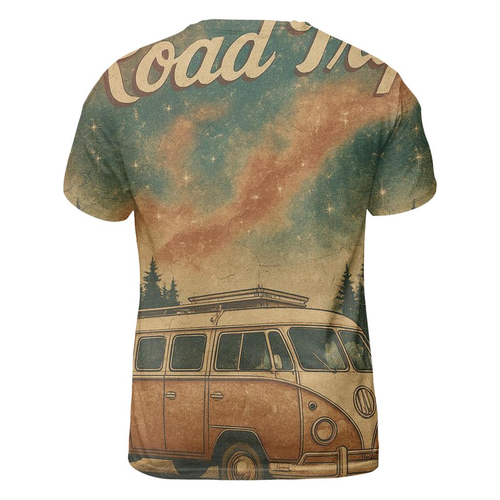 Celestial Roadtrip Poster vibrant all-over design tees