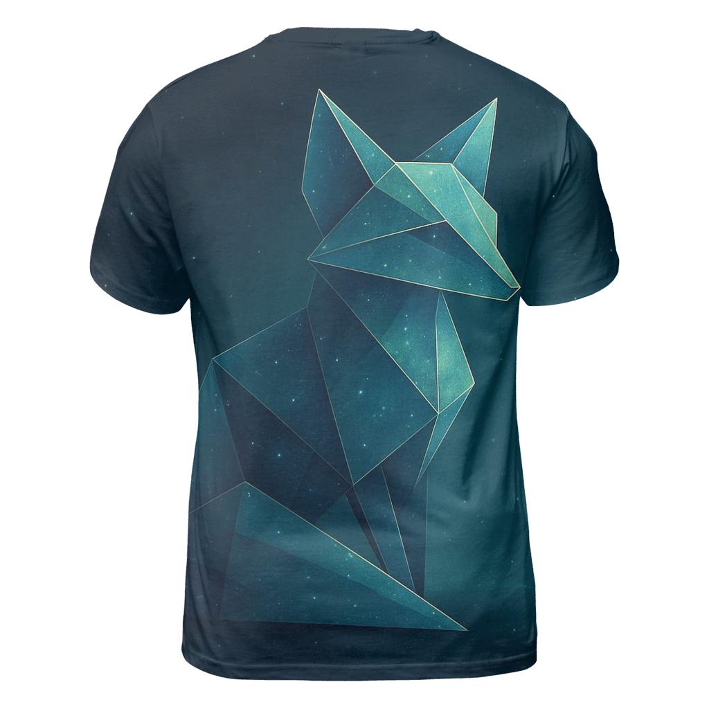 Astral Origami Fox trendy printed shirt styles