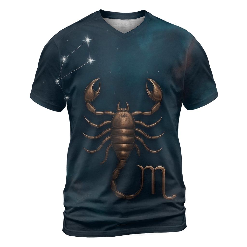 Scorpio Nebula Constellation Portrait designer pattern shirts