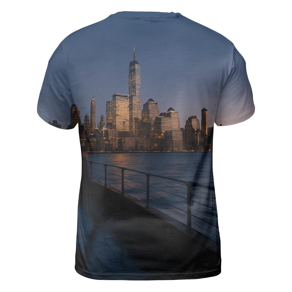 Hudson Twilight Corridor creative print fashion shirts