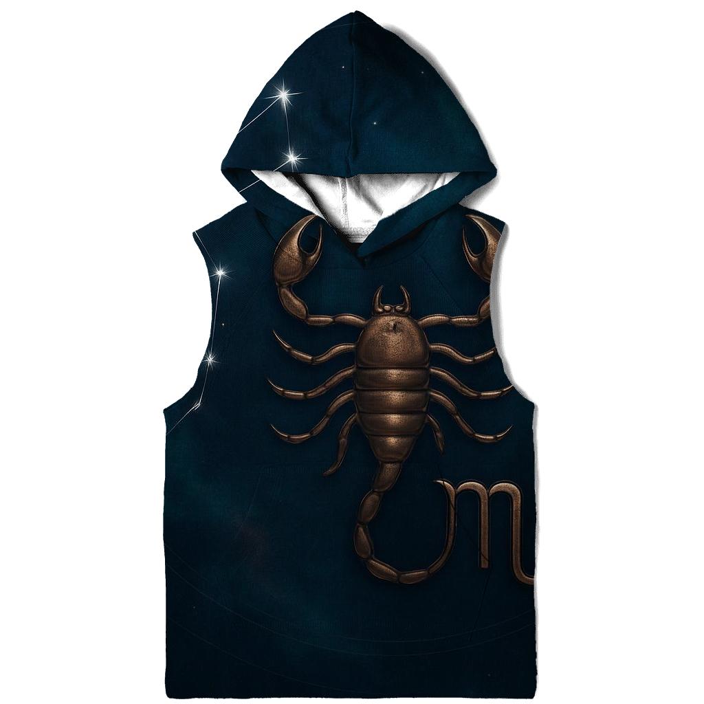 Scorpio Nebula Constellation Portrait custom hoodies