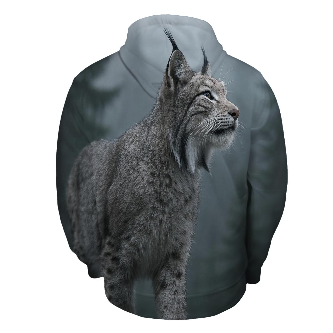 Fogline Stalker — Eurasian Lynx heavyweight hoodies