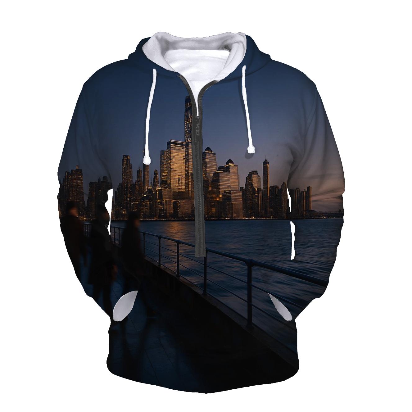 Hudson Twilight Corridor printed hoodies