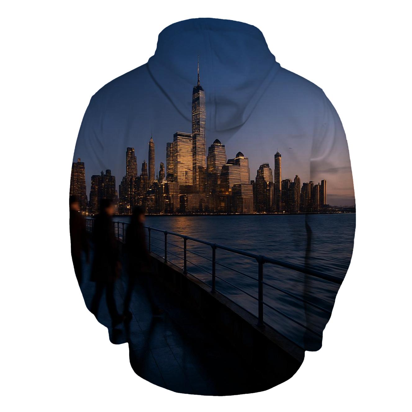 Hudson Twilight Corridor printed hoodies