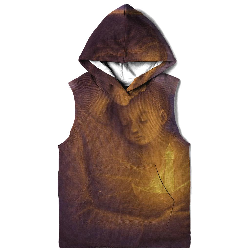 The Everpresent Lighthouse In Her Arms printed hoodies