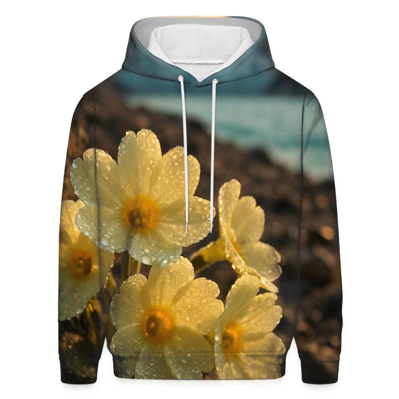 Dawn Pollination At Alpine Primrose Basin premium hoodies