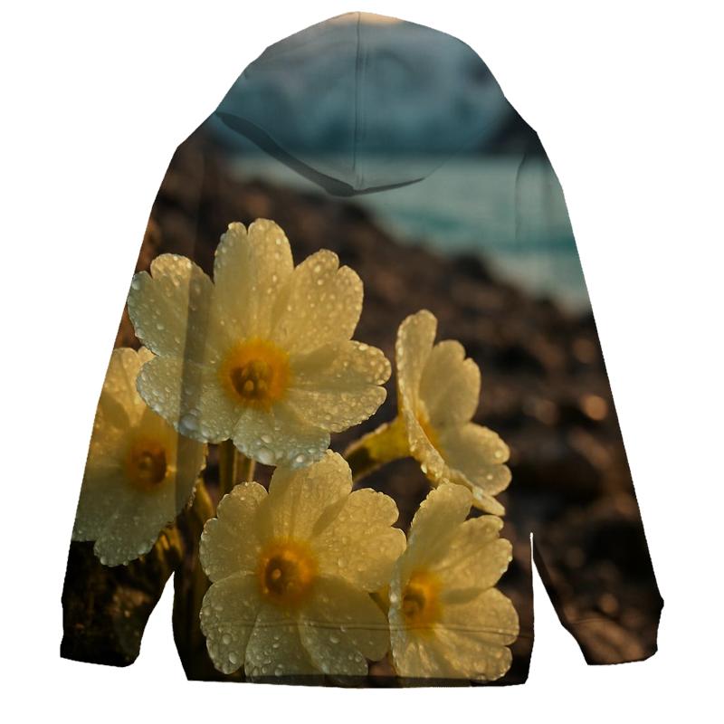 Dawn Pollination At Alpine Primrose Basin premium hoodies