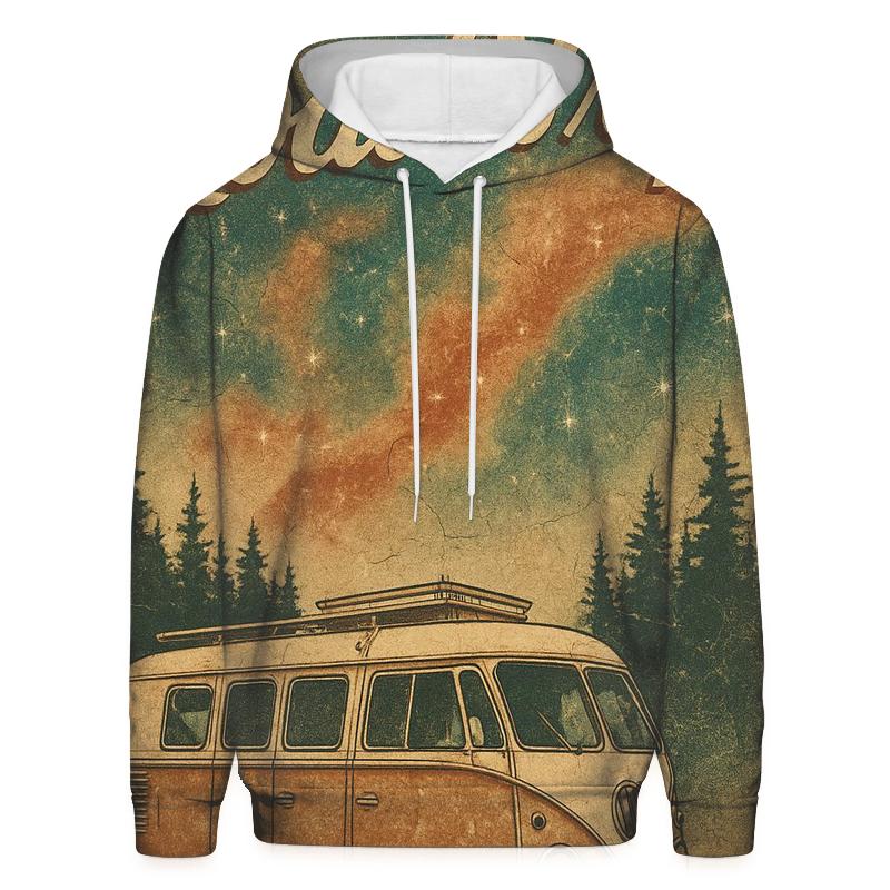 Celestial Roadtrip Poster embroidered hoodies