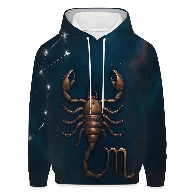 Scorpio Nebula Constellation Portrait hoodie designs