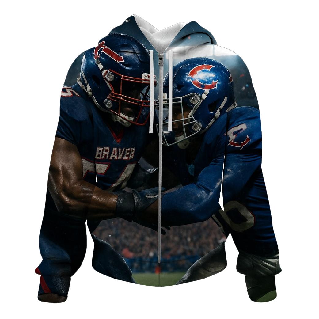 Diamond Clash At Midnight premium hoodies