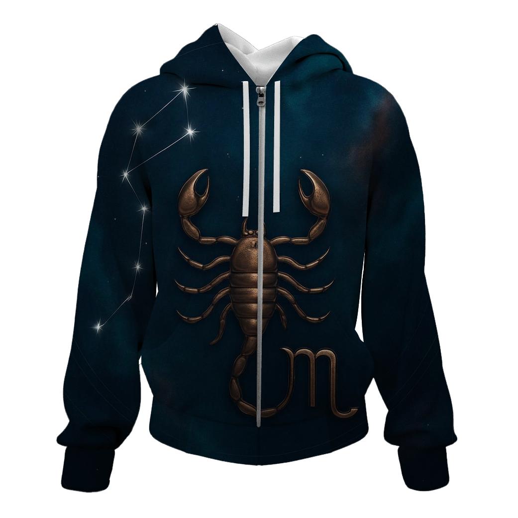 Scorpio Nebula Constellation Portrait hoodie trends