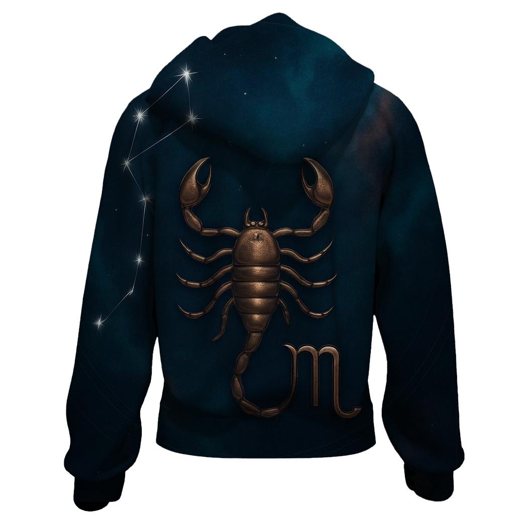 Scorpio Nebula Constellation Portrait hoodie trends