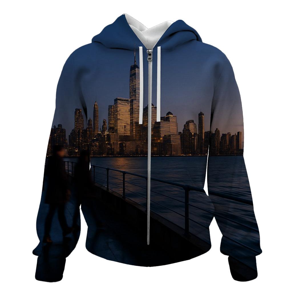 Hudson Twilight Corridor printed hoodies
