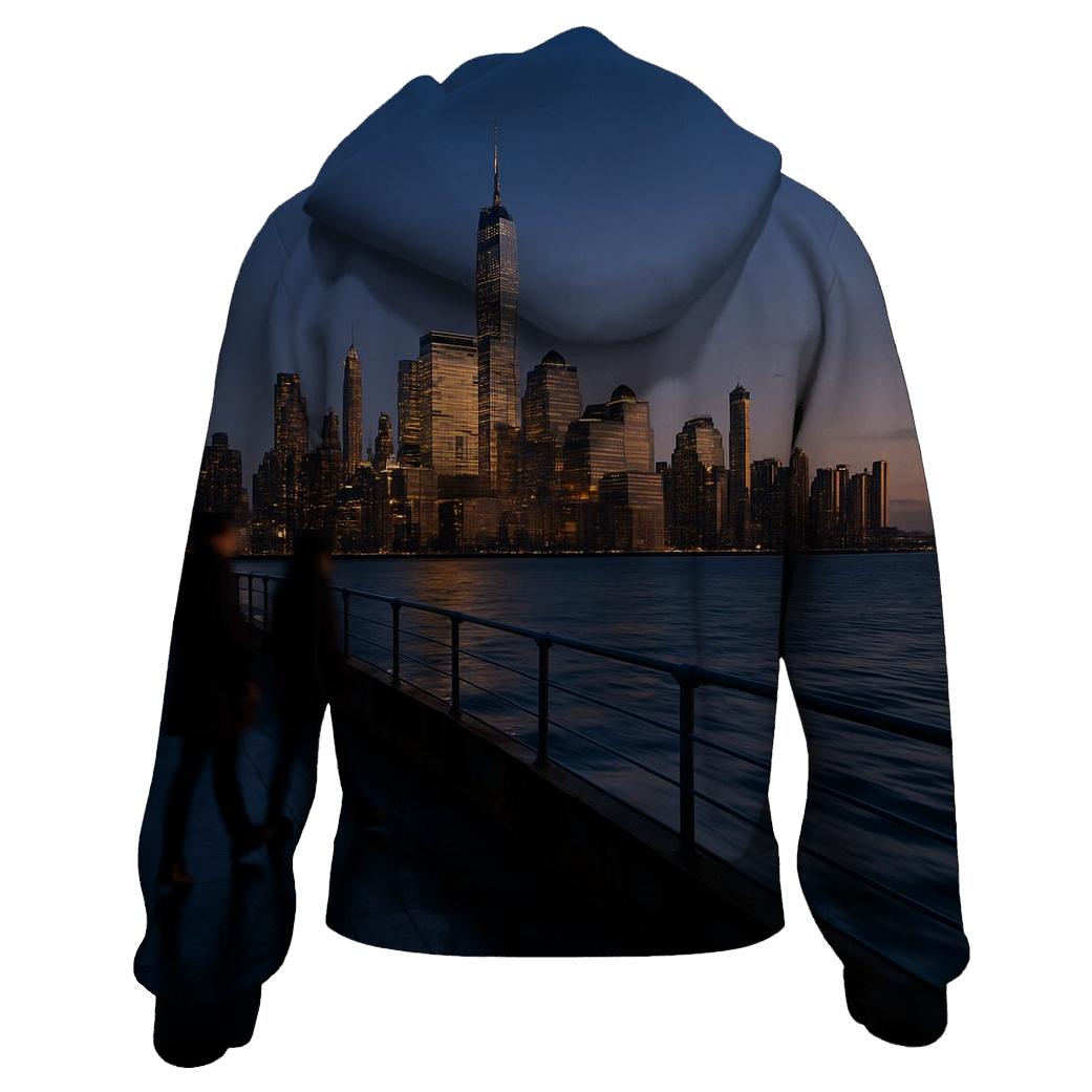 Hudson Twilight Corridor printed hoodies