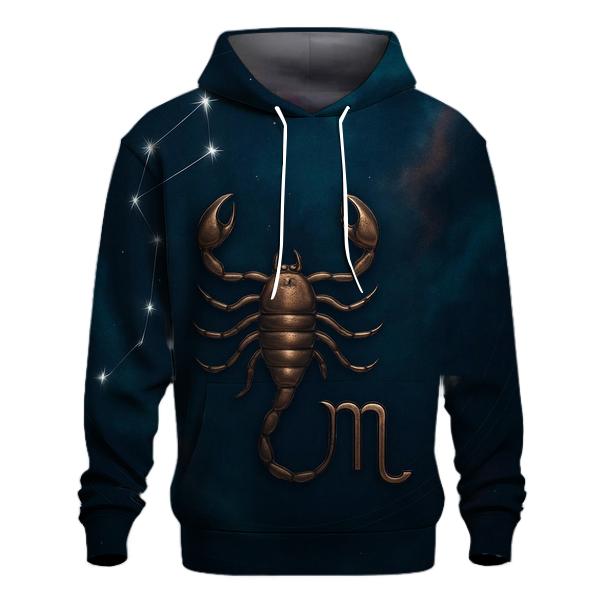 Scorpio Nebula Constellation Portrait hoodie designs