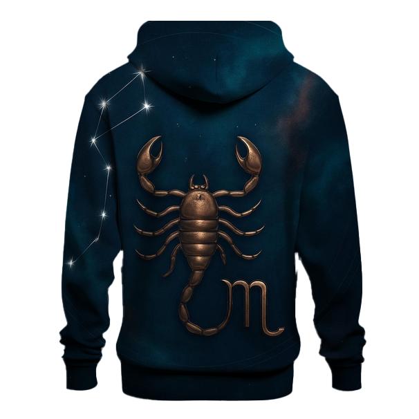 Scorpio Nebula Constellation Portrait hoodie designs