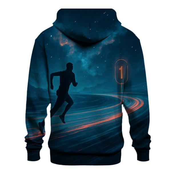 Cosmic Marathon designer hoodies