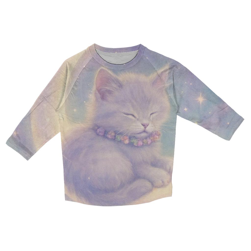 Lunas Dream Purrade cotton quarter sleeve shirts