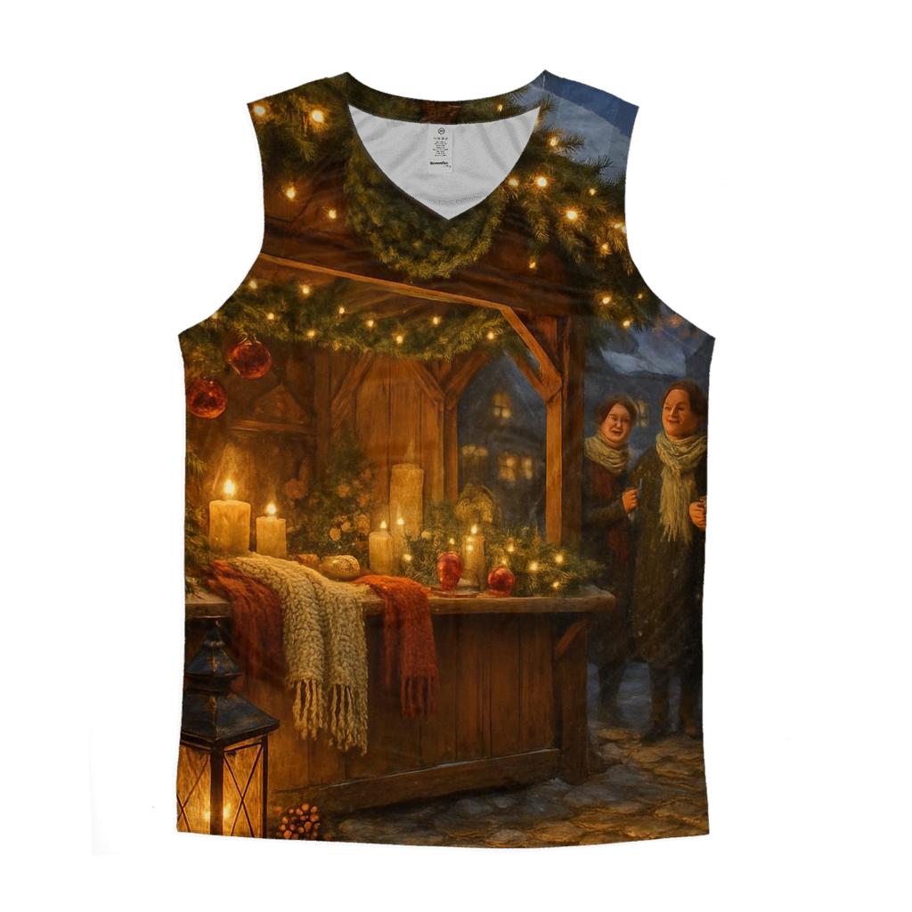 Wreaths And Winter Lanterns stylish racerback tanks