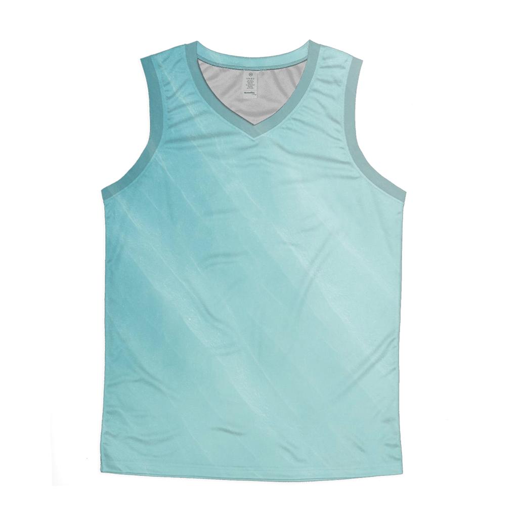 Glacier Veil cotton sleeveless tops