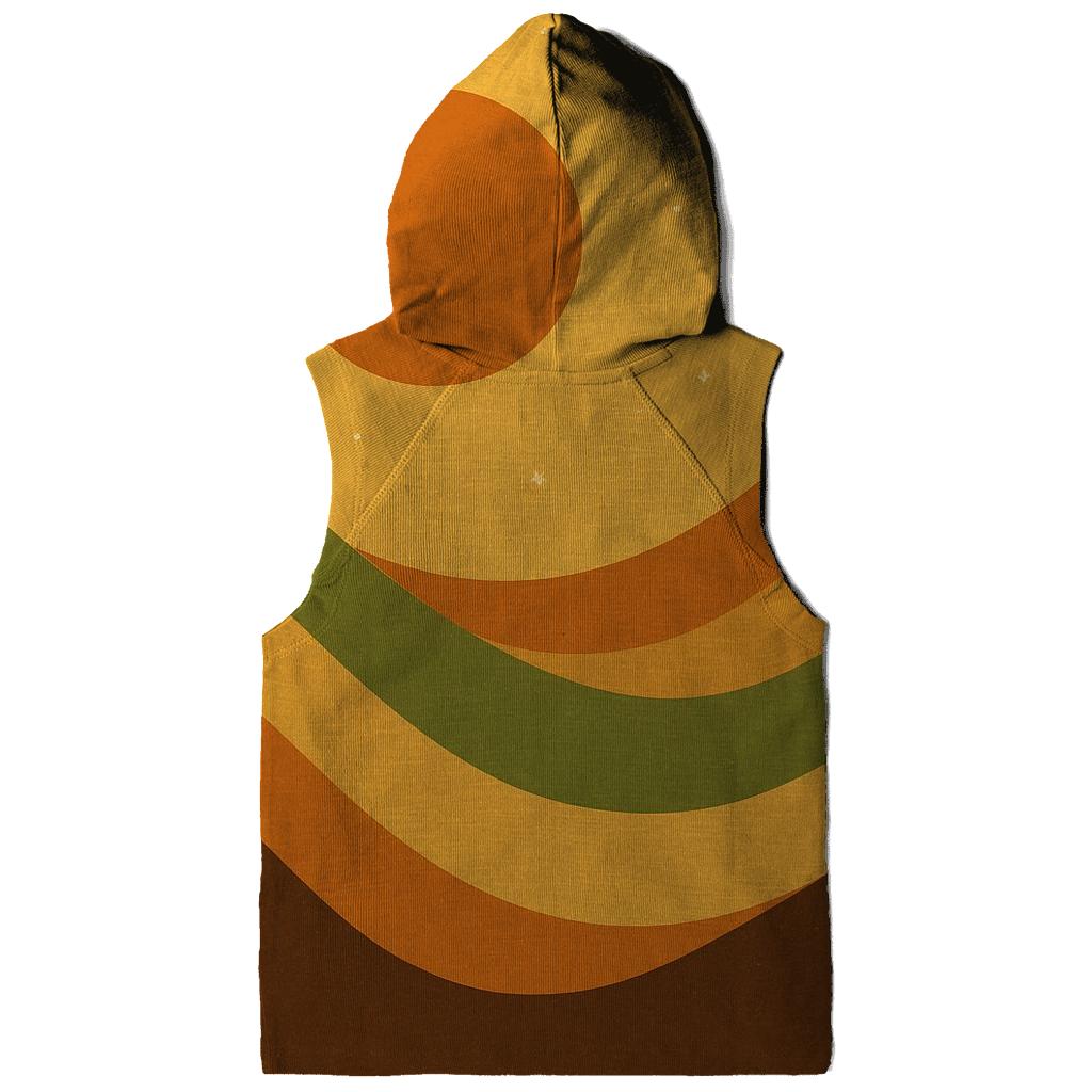 Sunset Groove Waves custom hoodies