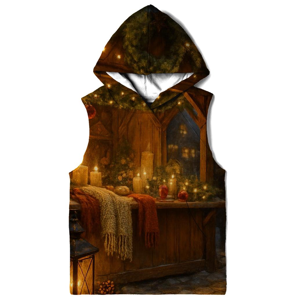 Wreaths And Winter Lanterns hoodie styles