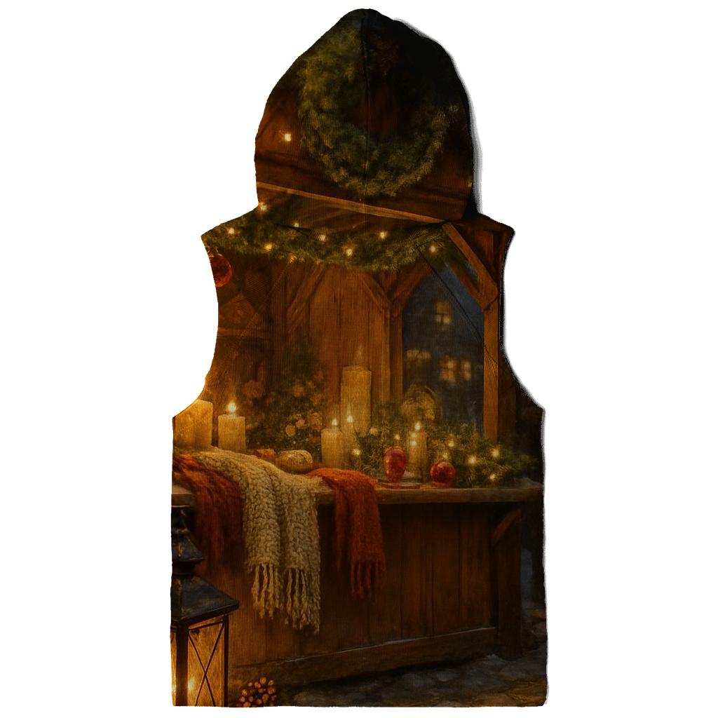 Wreaths And Winter Lanterns hoodie styles