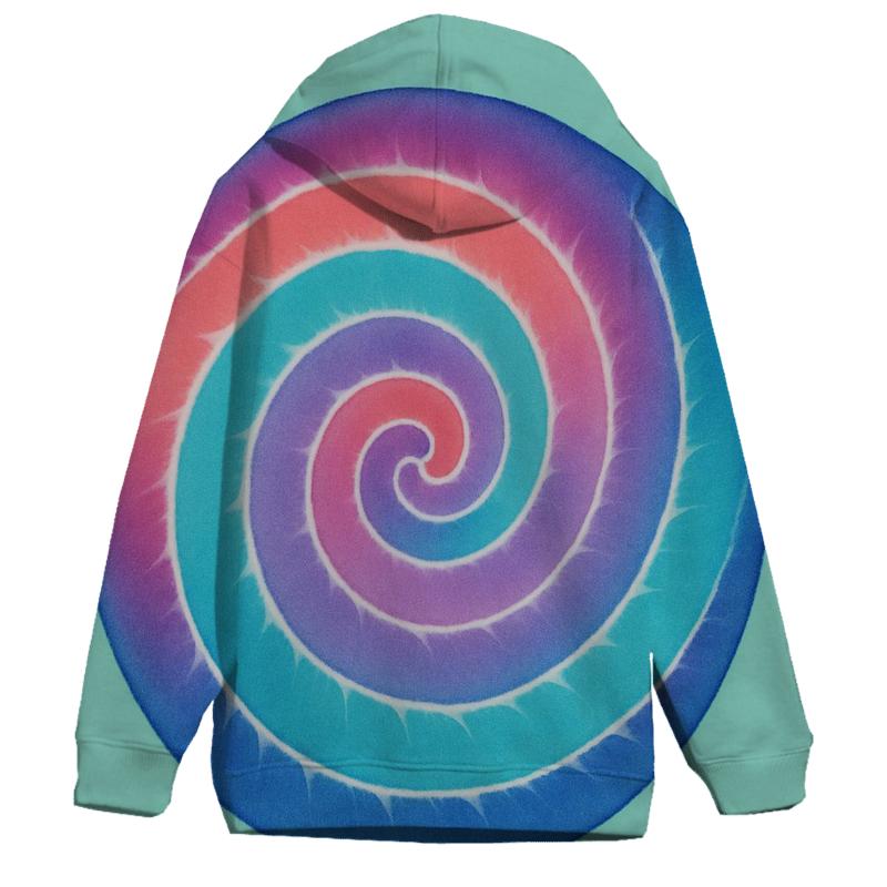 Spiral Nebula Mandala hoodies fashion