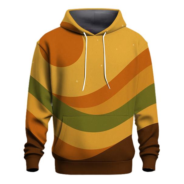 Sunset Groove Waves designer hoodies