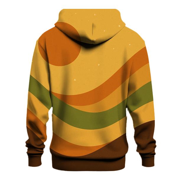 Sunset Groove Waves designer hoodies