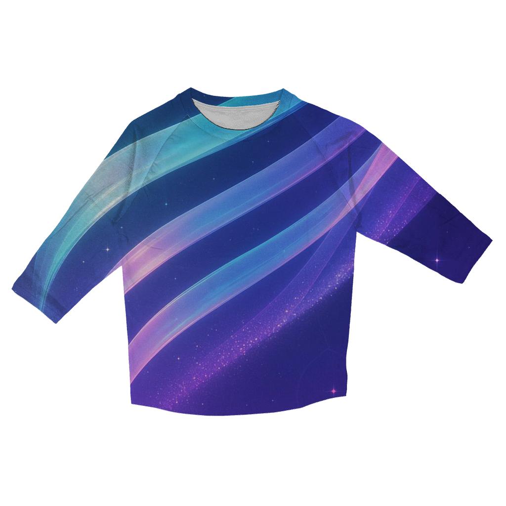 Comet Silk Cascade designer 3/4 sleeve blouses