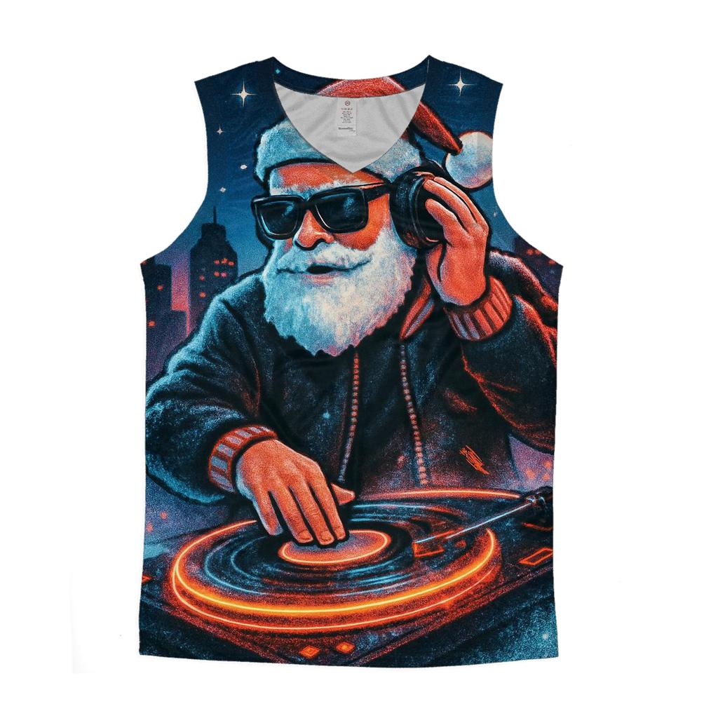 Neon Claus Street Beat sports performance tank tops