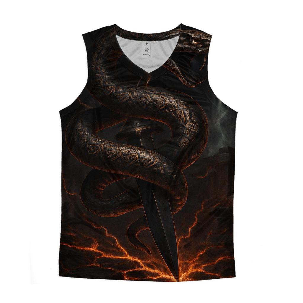 Serpent Dagger Of The Abyssal Choir trendy fitted tank tops