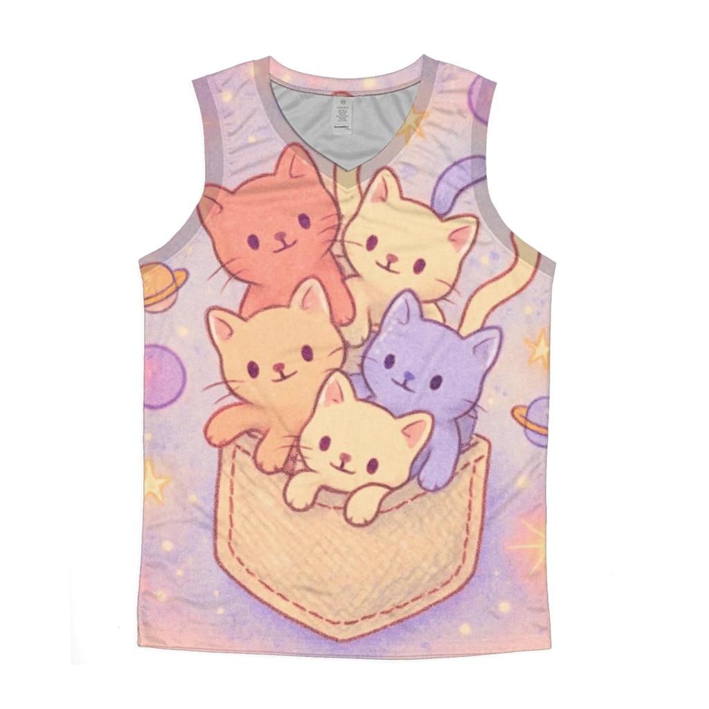 Pocketful Of Stardust Kittens personalized athletic tanks