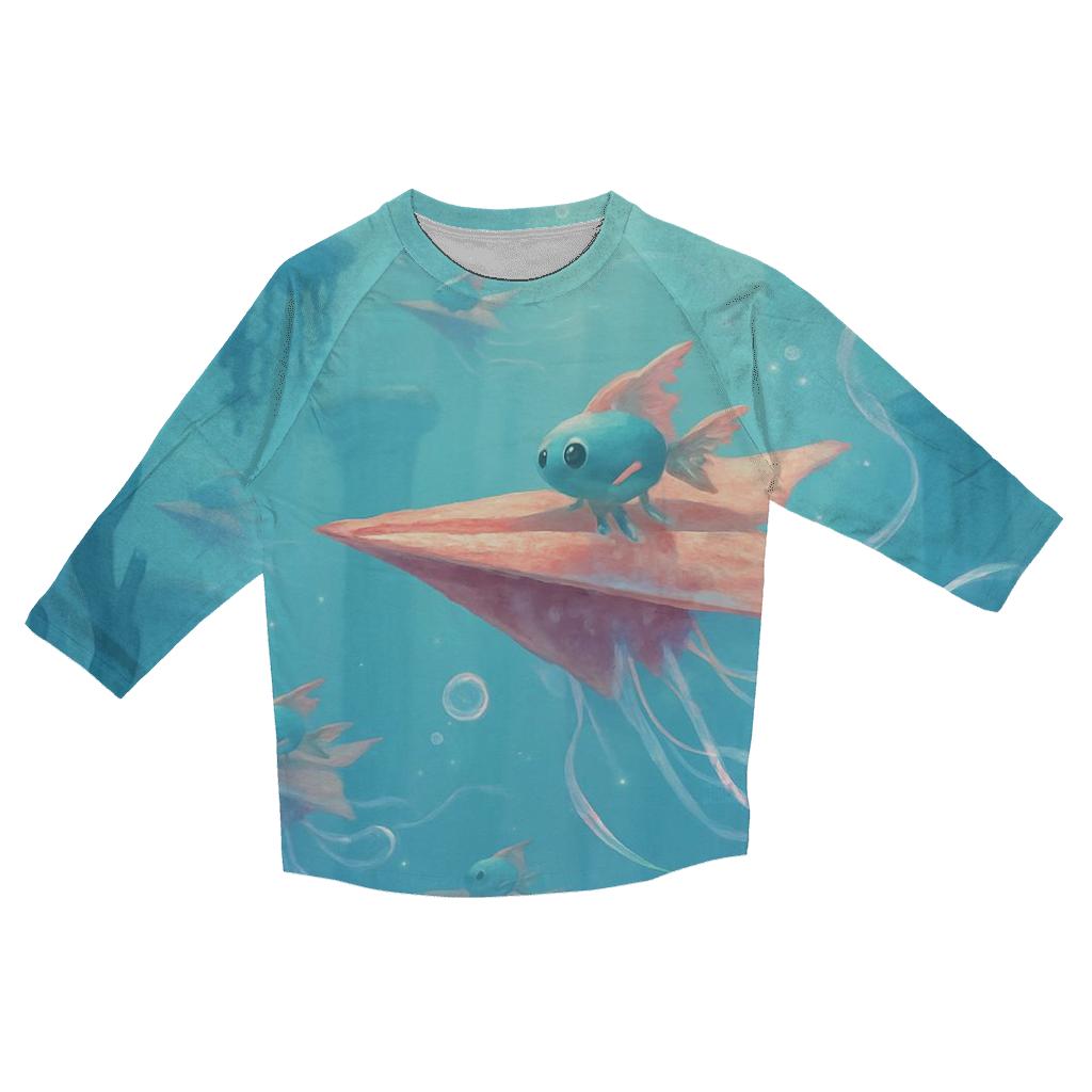 Paper Planes Of Atlantis custom 3/4 sleeve shirts