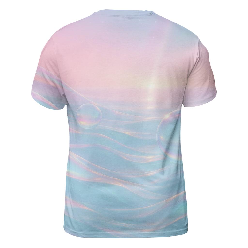 Aurora Liquid Horizon creative print fashion shirts