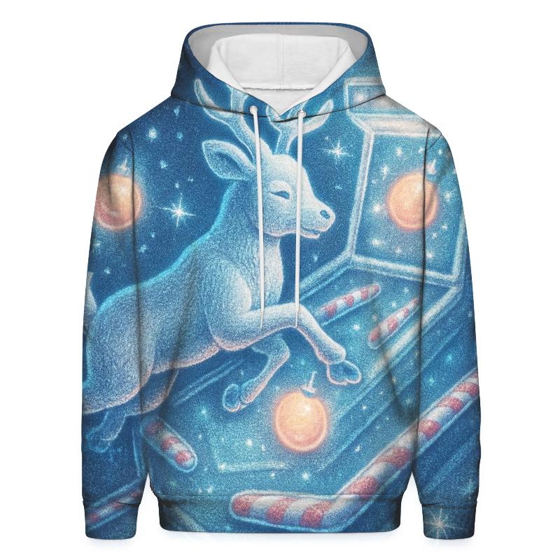 Midnight Reindeer Arcade zip-up hoodies