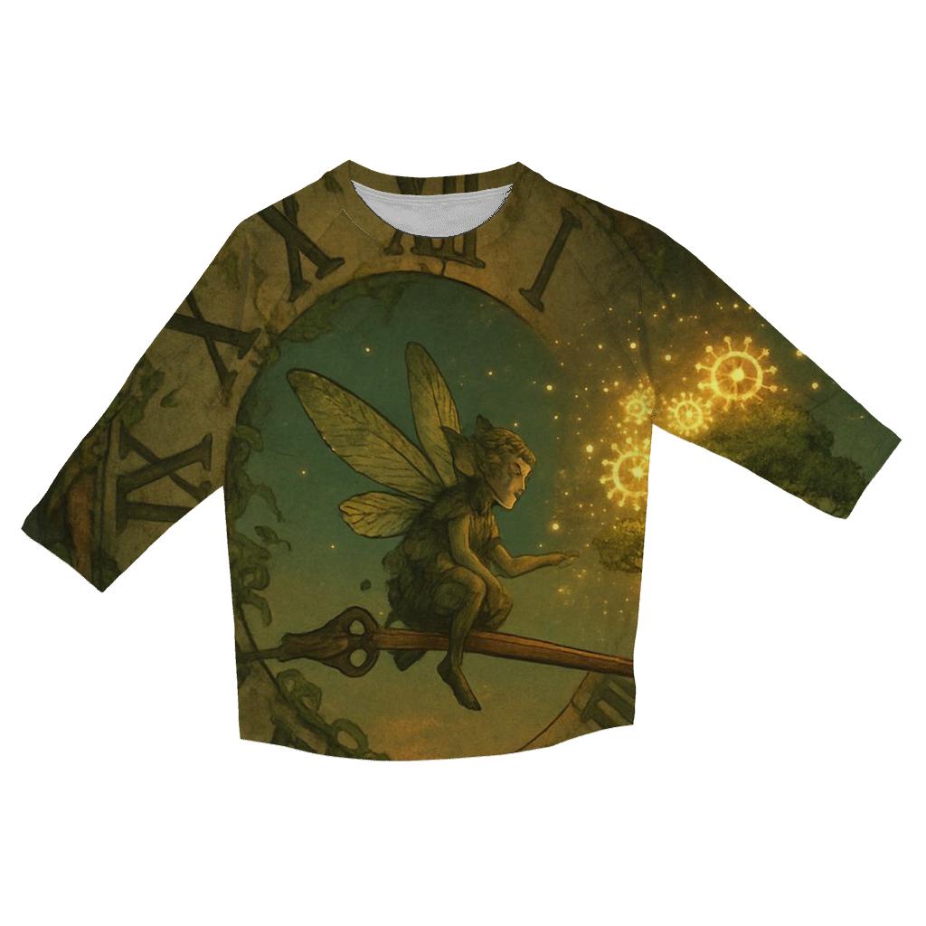 Clocktower Garden Sprite designer 3/4 sleeve blouses