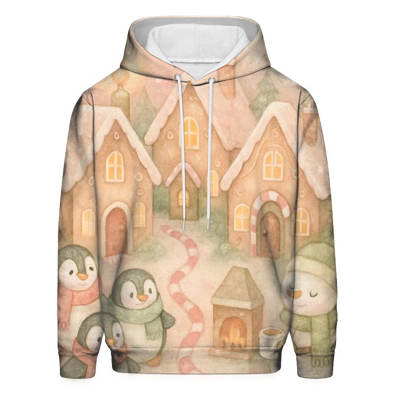 Gingerbread Cottage Sleepover heavyweight hoodies