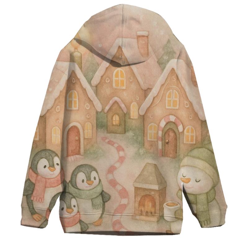 Gingerbread Cottage Sleepover heavyweight hoodies