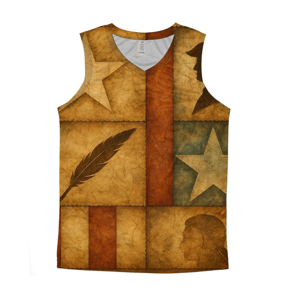 Founding Threads Montage graphic print tank tops