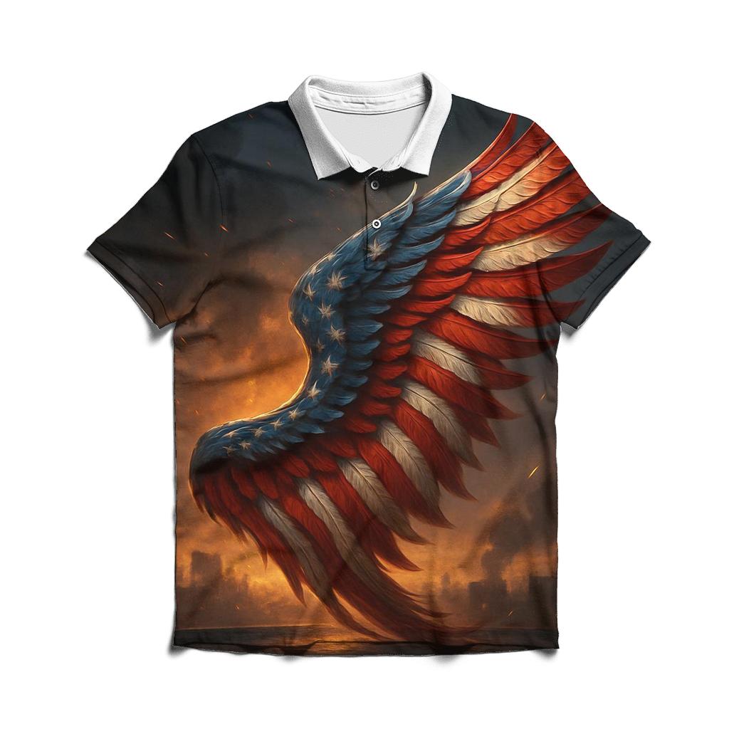 Phoenix Stripes Rising premium cotton polo shirts