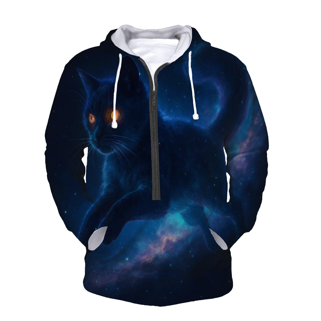 Midnight Nebula Pouncer designer hoodies