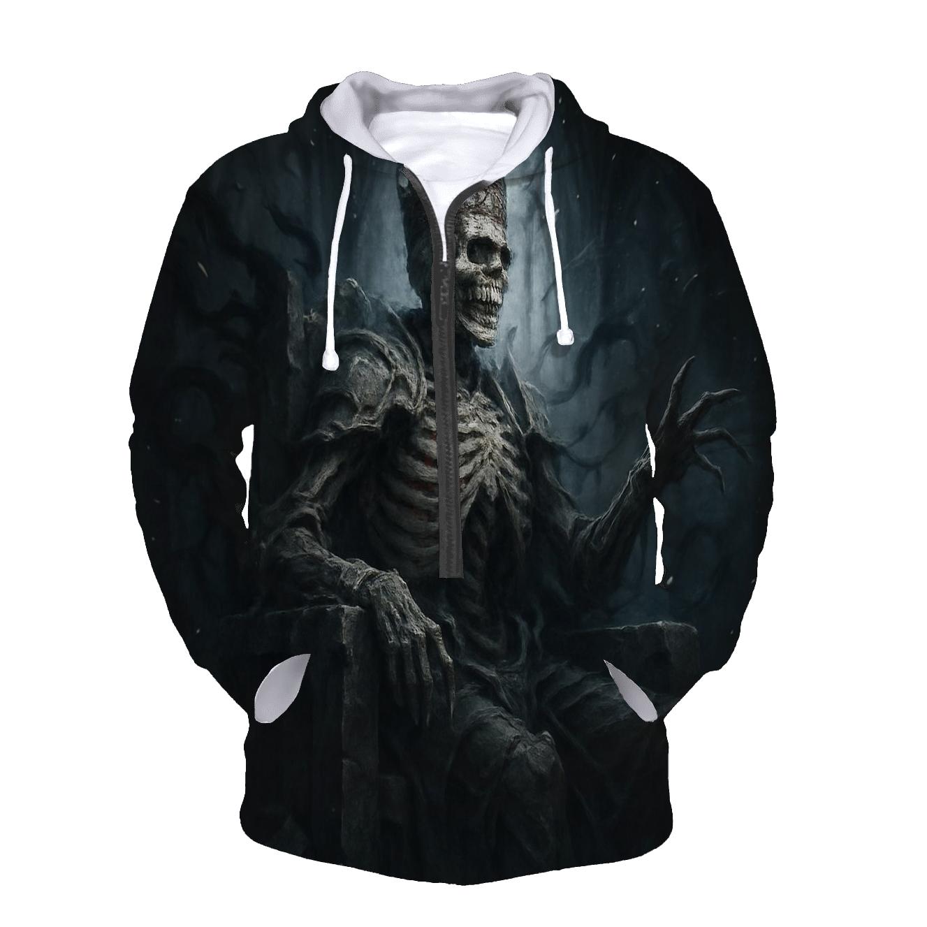 Ashen Throne Of The Skeleton King hoodie trends