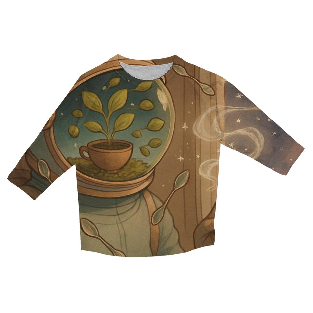 Tea Leaf Astronaut fashion 3/4 sleeve shirts