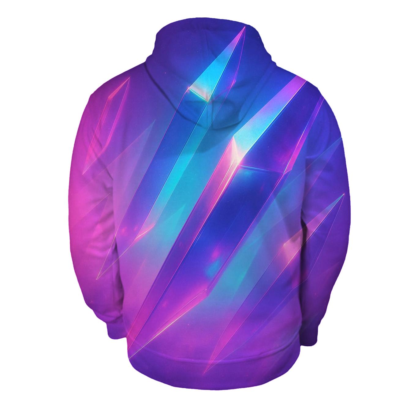 Neon Prism Drift custom hoodies