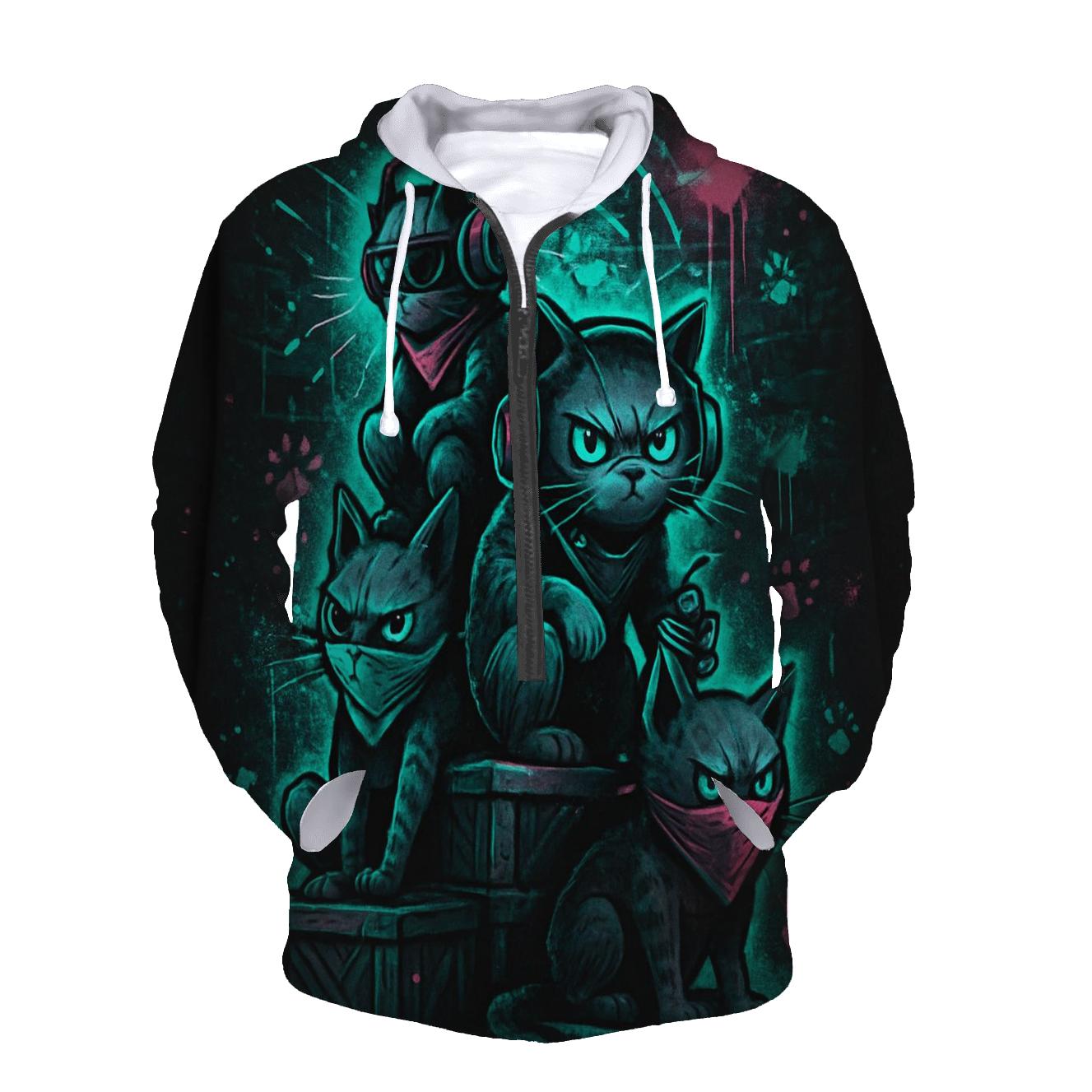 Graffiti Alley Nine Lives hoodie styles