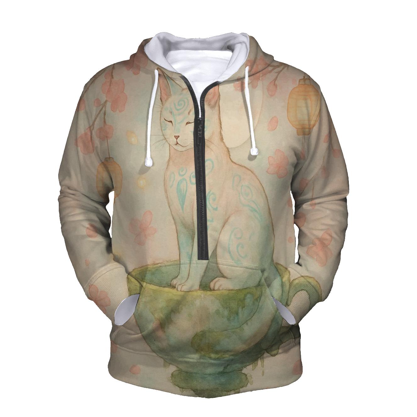 Tea Garden Mystic Guardian designer hoodies